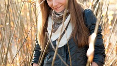 Woman models glasses Met-Art