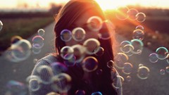 Woman models Hannah Biermann