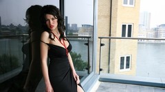 Woman models Iga Wyrwal