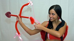 Woman models Janessa Brazil