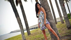 Woman models Janessa Brazil