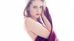 Woman models Jennifer Mastter