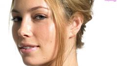 Woman models Jessica Biel