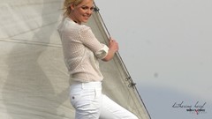 Woman models Katherine Heigl