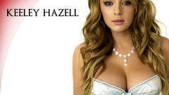 Woman models Keeley Hazell
