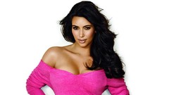 Woman models kim kardashian Simple Background