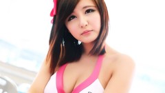 Woman models Korean Ryu Ji Hye