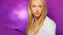 Woman models Kristanna Loken