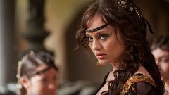 Woman models Laura Haddock Da Vincis Demons