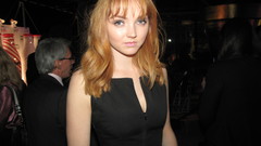 Woman models Lily Cole