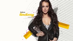 Woman models Lindsay Lohan