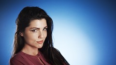 Woman models Louise Cliffe