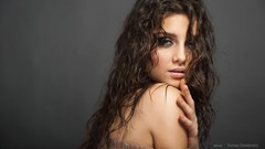 Woman models Malwina Kusior