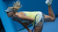 Woman models maria sharapova