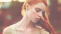 Woman models Marianne Hagstrom