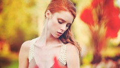 Woman models Marianne Hagstrom