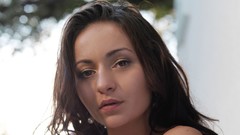 Woman models Misha D (Femjoy)