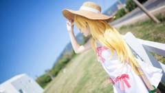 Woman models monogatari-series nisemonogatari cosplay oshino 