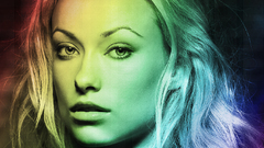 Woman models Olivia Wilde