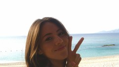 Woman models outdoors Jessica