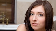 Woman models playmates