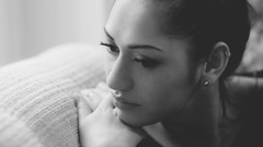 Woman models Poehere model