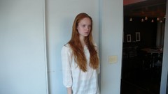 Woman models redheads