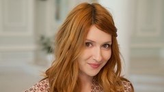 Woman models redheads