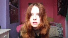 Woman models redheads