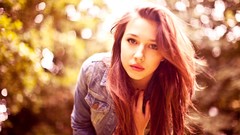 Woman models redheads