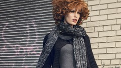 Woman models redheads Caroline Winberg