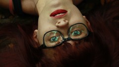 Woman models redheads girls with glasses