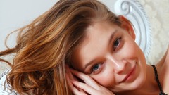 Woman models redheads Indiana A