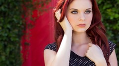 Woman models redheads Karoline Kate