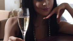 Woman models Sati Kazanova