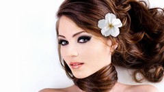 Woman models Simple Background