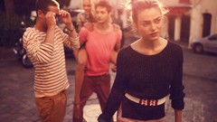 Woman models Sophie Vlaming