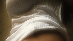 Woman models tits boobs