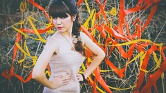 Woman models vietnamese