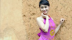 Woman models vietnamese