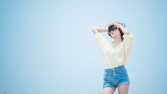 Woman models vietnamese