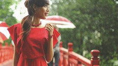 Woman models vietnamese Kim Ngan