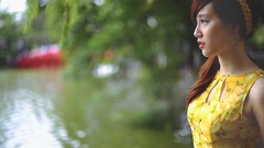Woman models vietnamese Kim Ngan