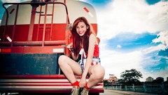 Woman models vietnamese Van Anh