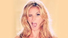 Woman models wink heidi klum