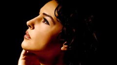 Woman Monica Bellucci faces