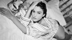 Woman Monica Bellucci monochrome