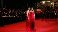 Woman Monica Bellucci red