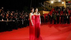 Woman Monica Bellucci red