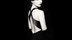 Woman monochrome Actress emilia clarke grayscale